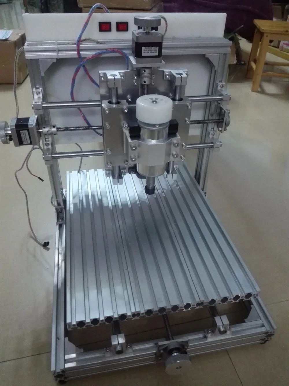 GKTOOLS 30cmx24cm DIY Desktop CNC Engraving Machine 300mW Spindle Motor