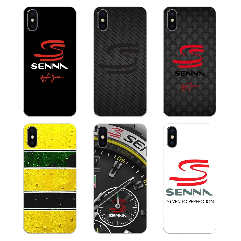 Для Nokia 2 3 5 6 8 9 230 3310 1 7 Plus Айртон Сенна гоночный логотип Art силиконовый чехол для