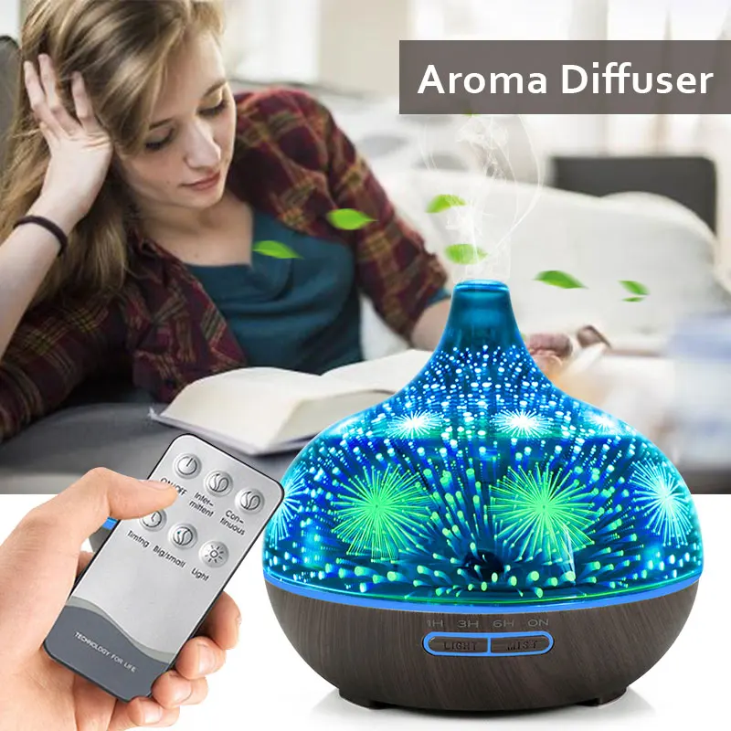 

2019 Drop Shpping Remote Control Ultrasonic Humidifier Aromatherapy Diffuser Portable Creative Decoration Air Humidifier
