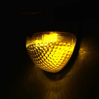 

2pcs/lot 6led lampada solar power panel Fence Gutter lamp waterproof lantern outdoor lighting lobby pathway wall Garden light