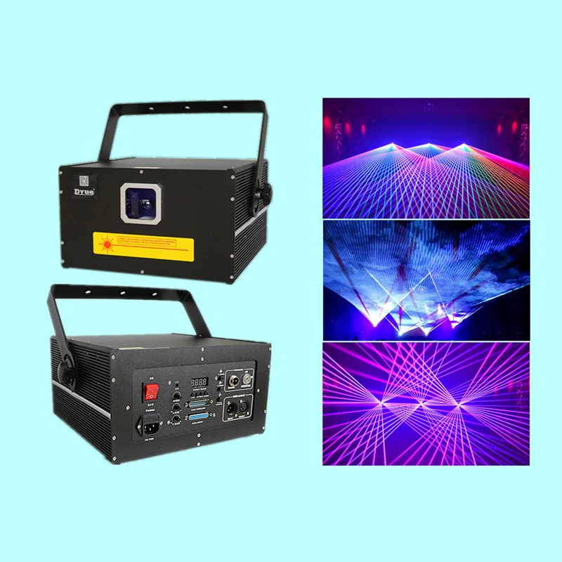 

DY-K3 Laser Projector 3W RGB Laser Light Full Color 25K Galvo Scanner Laser Light Show System For Laserist Laser Shows