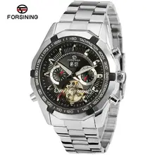 FORSINING Reloj de Los Hombres Classic Marca Calendario Tourbillion Analógica Impermeable Vestido Reloj FSG340M4