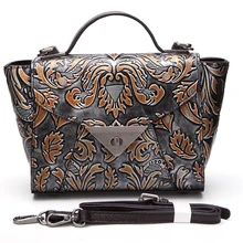 Новая женская сумка через плечо из натуральной тисненой кожи, женская сумка-хобо, сумка-тоут, сумки на одно плечо, роскошные женские сумки