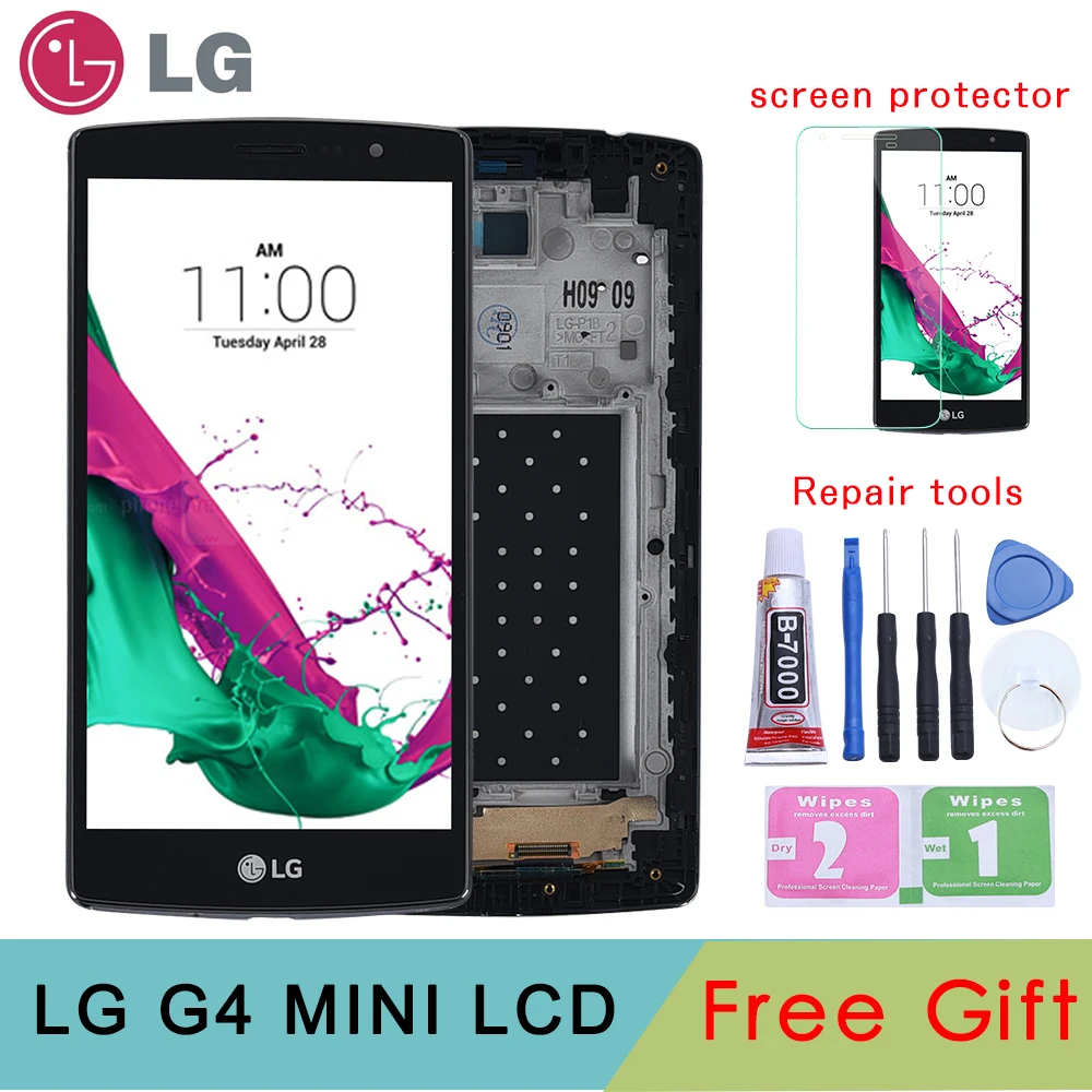 5," для LG G4 mini G4 Beat G4S H735 H736 ЖК-дисплей кодирующий преобразователь сенсорного экрана в сборе с рамкой