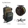 Aventik – moulinet de pêche à la mouche en Graphite, Kits et sac, système de traînage central combiné, avec grand arbre ► Photo 1/6