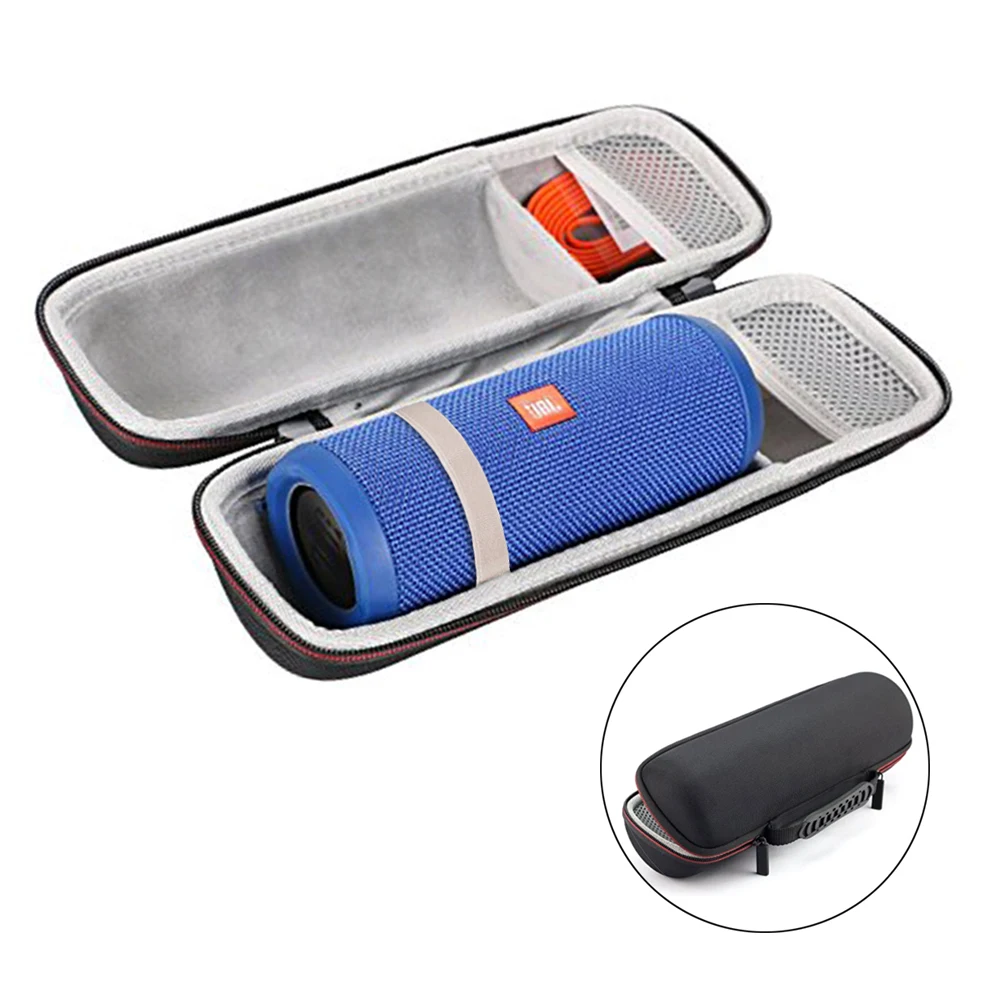 2018 New Travel Carrying Box Case For JBL Flip 3 Flip4 Speaker EVA Hard Storage Bag for jbl flip 3/4 Fits USB Cable & Chargers