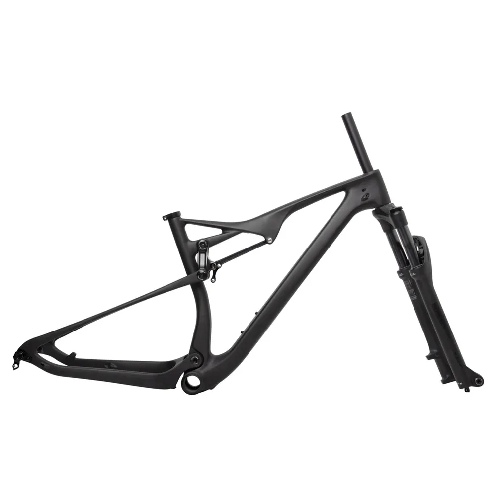 BRAND WINICE EPS 27.5er BOOST Carbon Full Suspension Frame with fork shock 165*38mm Enduro Plus