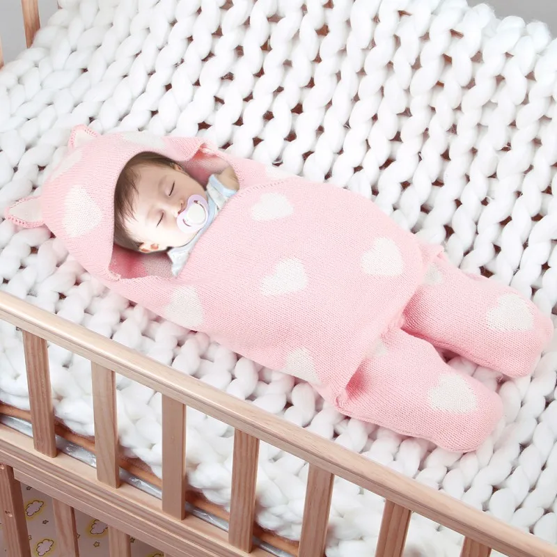 Одеяло для новорожденного пеленать обернуть мягкие зимние детские постельные принадлежности Сплит ноги одеяло Манта для новорожденных