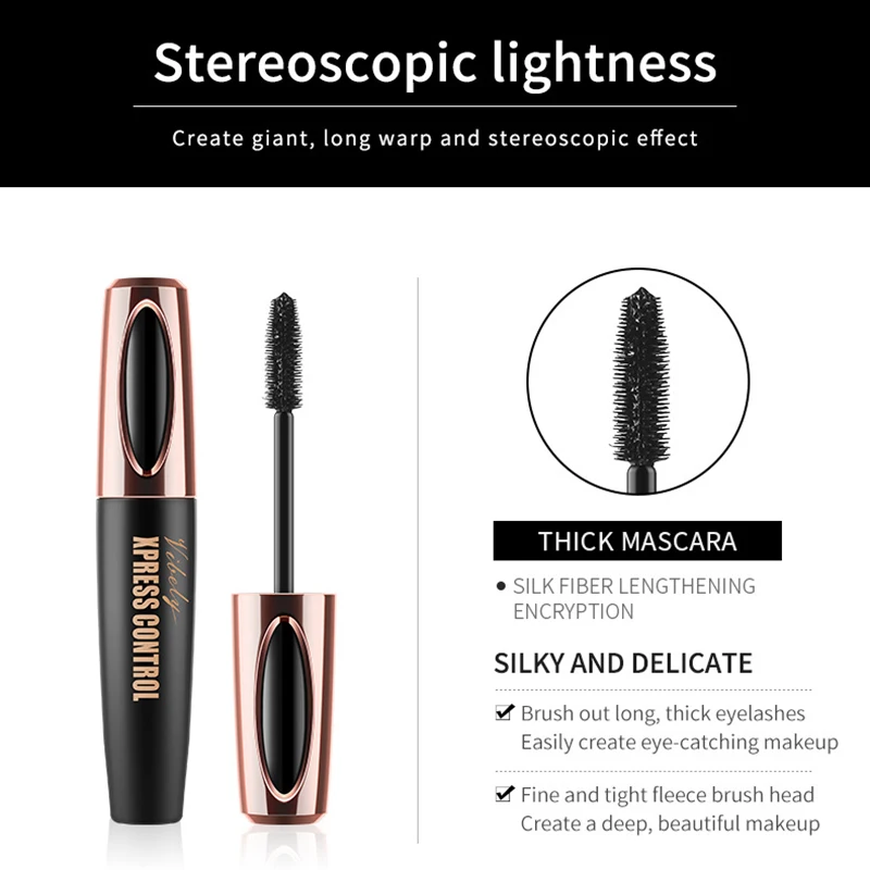 

Mascaras 4D Waterproof Thick Lengthening Curling Long Lasting Eyelash Cosmetics TY99