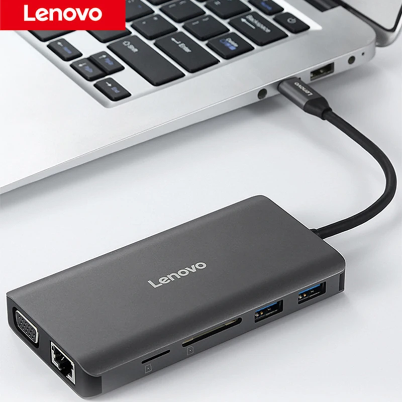 11 в 1 USB C док-станция для 4K HDMI RJ45 VGA Ethernet для lenovo для MacBook Pro ноутбука usb type C устройство LX0801