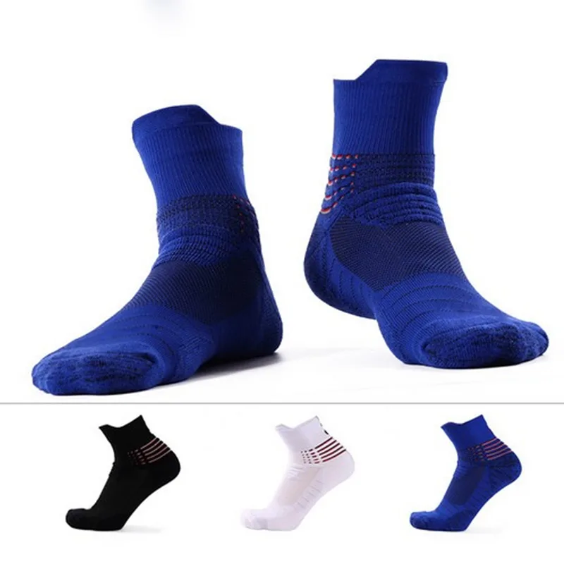 

GLCO Outdoor Mens Sport Socks Breathable Sweat Cotton Non-slip Damping Running
