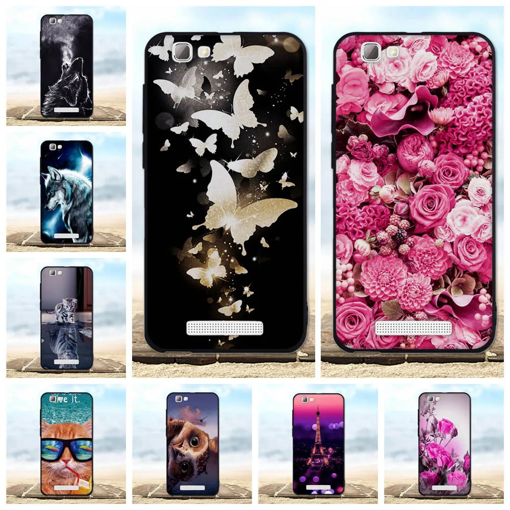 

Phone Cases For Case ZTE Blade A610 Cover Soft Silicone 3D Pattern Cute Luxury Flower Bags Coque For ZTE BA610 A 610 Phone Cases