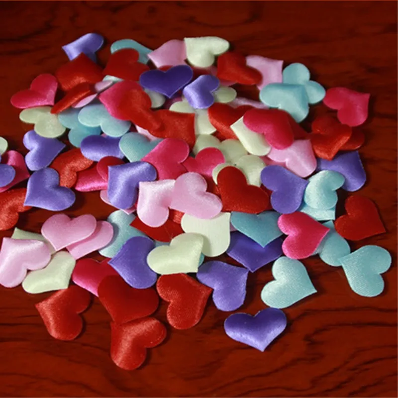 

100Pcs Heart Shaped Sponge Throwing Confetti for Wedding Bed Flowers Room Decoration Hand Throw Petals Love Party Supplies 2cm