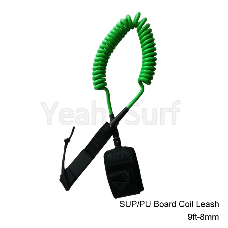

SUP Board Surfing 9ft 8mm Leash Surf Coil Leash Surf Accessories