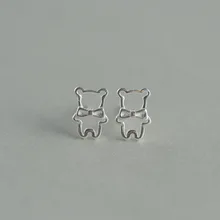 Серьги sv из стерлингового серебра 925 пробы модные милые серьги