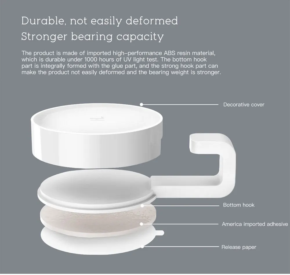 Xiaomi Happy Life Practical Hook 6pcs