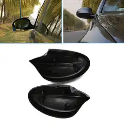 2 шт. Зеркало заднего вида боковое зеркало Кепки с изображением карбоновой нити корпус из abs-пластика для BMW E90/E91/330i/335i/2005-2008
