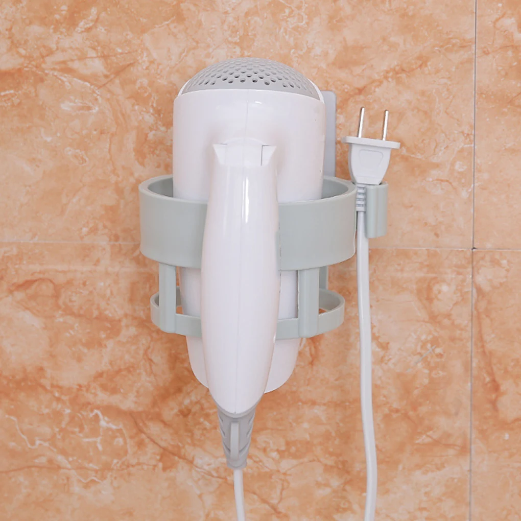 مجفف الشعر حامل الحمام ABS جدار حامل قوي لاصق جبل حامل الحمام تخزين الرف