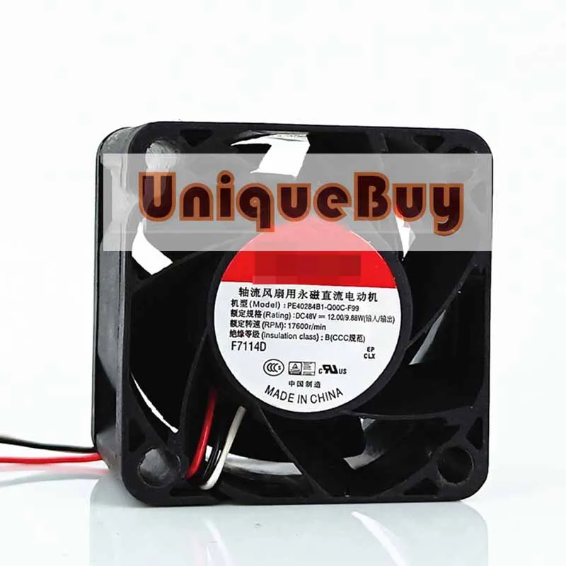 

For SUNON PE40284B1-Q00C-F99 48V 9.88W 40*40*28mm 3pin Cooling Fan Processor Cooler Master Heatsink Fan