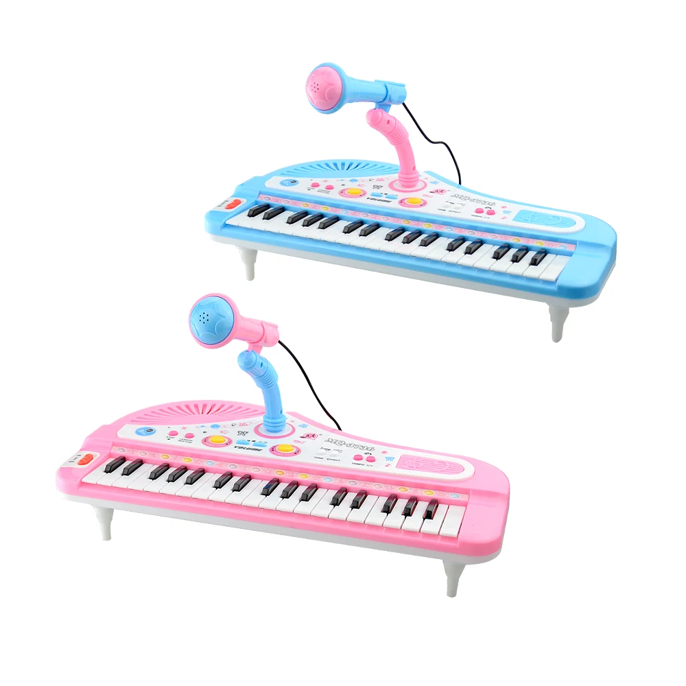 37 Keys Mini Electronic Keyboard with Microphone For Children Early Learning Musical Instrument