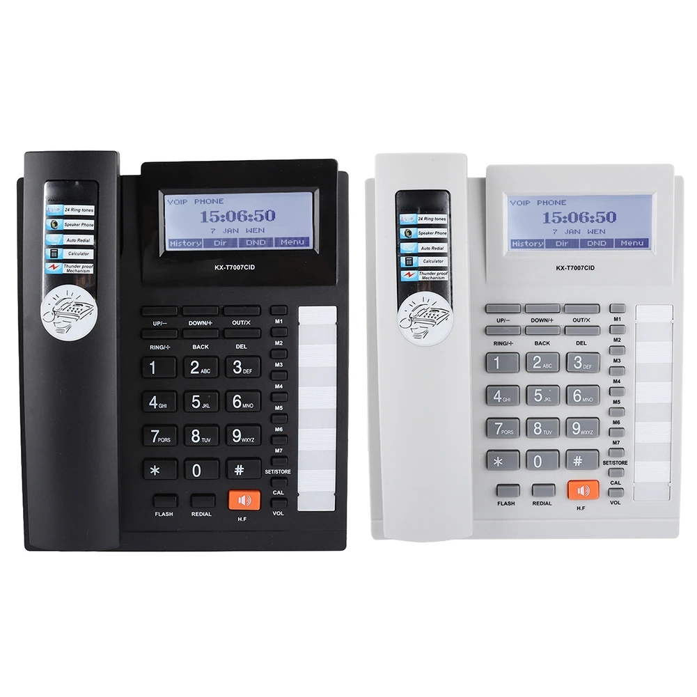 

2019 Large Buttons Extension Set Corded Phone with Speakerphone with LCD Display