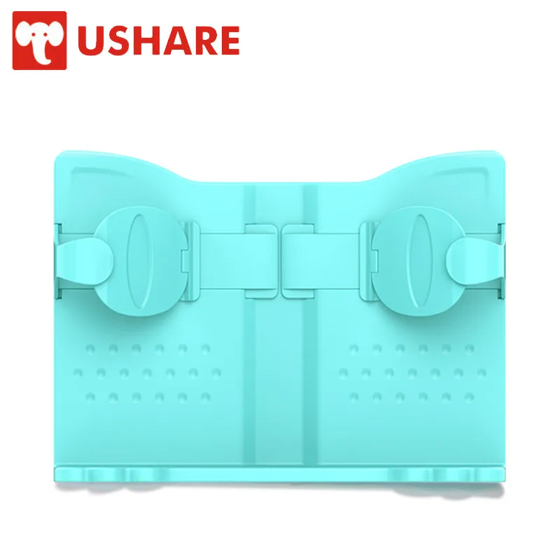 

USHARE Office Supplies Portable Bookends Environmental ABS Plastic Material Book Holders Reading Stand In Bed For kids Harmless