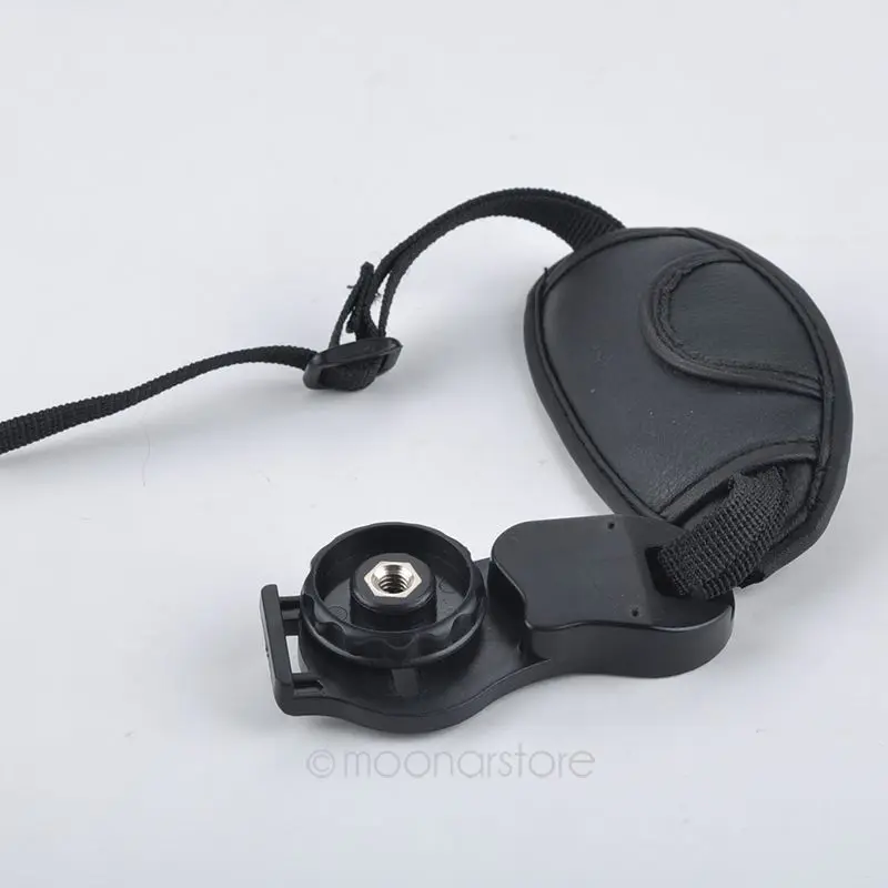 1Pc Handled Soft PU Leather Wrist Strap Bag for Nikon for Canon for Sony for SLR / DSLR Camera