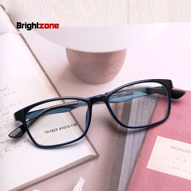 Brightzone fashion high definition myopic glasses frame TR90 ultra