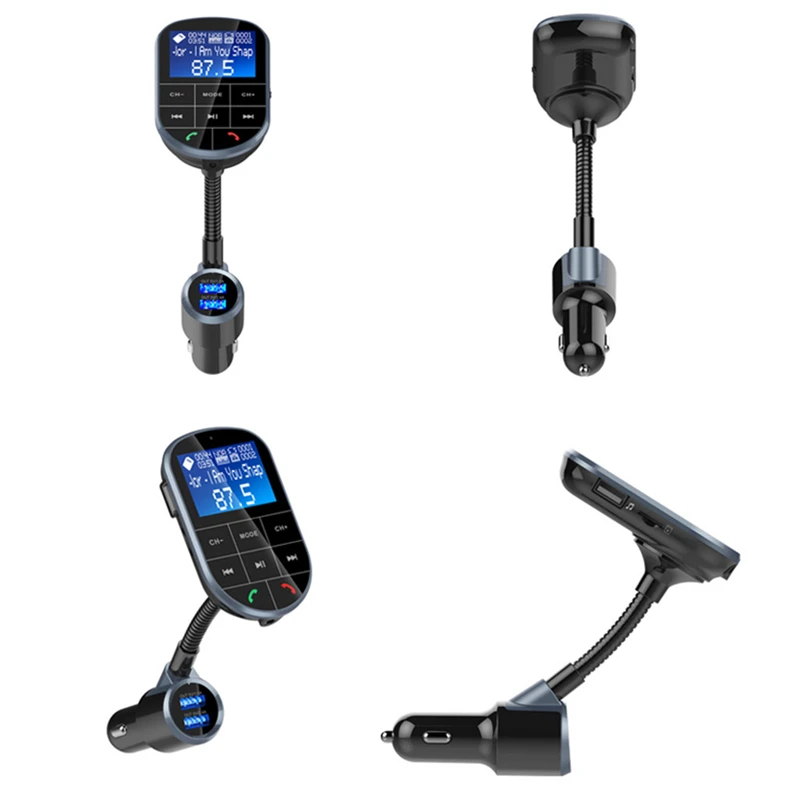 Автомобильный MP3-плеер Aux Usb Bluetooth FM передатчик Вход TF карты BC37 Беспроводной двойной зарядка через usb в-Автомобильный MP3-плеер 19Mar29