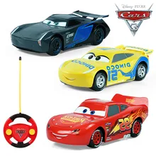 2017 font b Disney b font Pixar Juguetes Carros McQueen Jackson Cruz Remote Control Car Toys