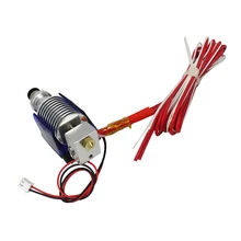 V6 J-head Hotend экструдер комплект 3D принтеры часть охлаждающий вентилятор кронштейн блок термисторы сопла 0,4 мм 1,75 мм нити Bowden части
