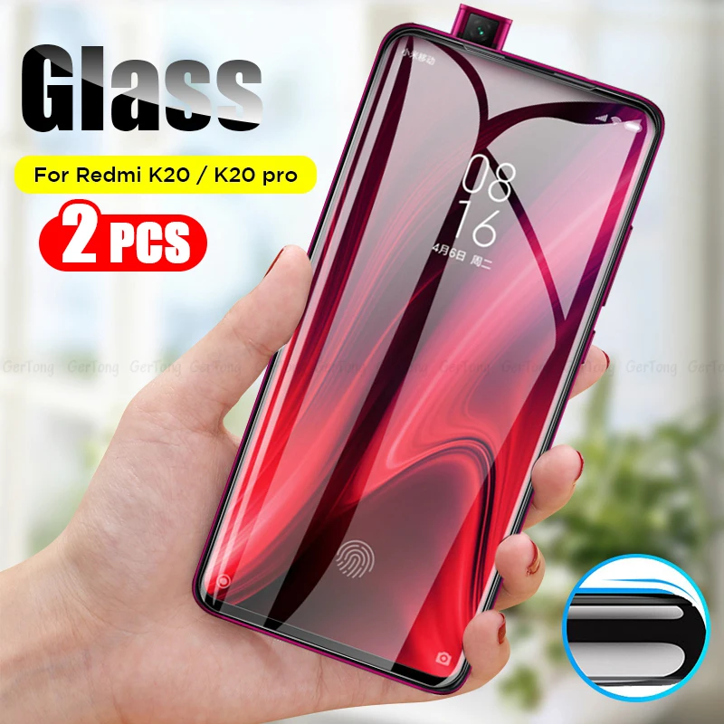Закаленное стекло 2 шт./лот Redmi K20 Pro защита для экрана полное покрытие клей Xiaomi