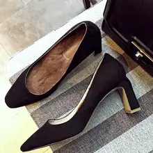 New fashion brand spring shoes solid high heel women pumps elegant round toe high quality sexy wedding office lady autumn shoes