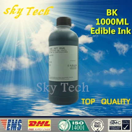 1000ML BLACK Edible ink suit for Epson & Canon etc printer , BLACK Food Ink , cake ink, candy paper ink 1000ML BLACK Edible ink suit for Epson & Canon etc printer , BLACK Food Ink , cake ink, candy paper ink