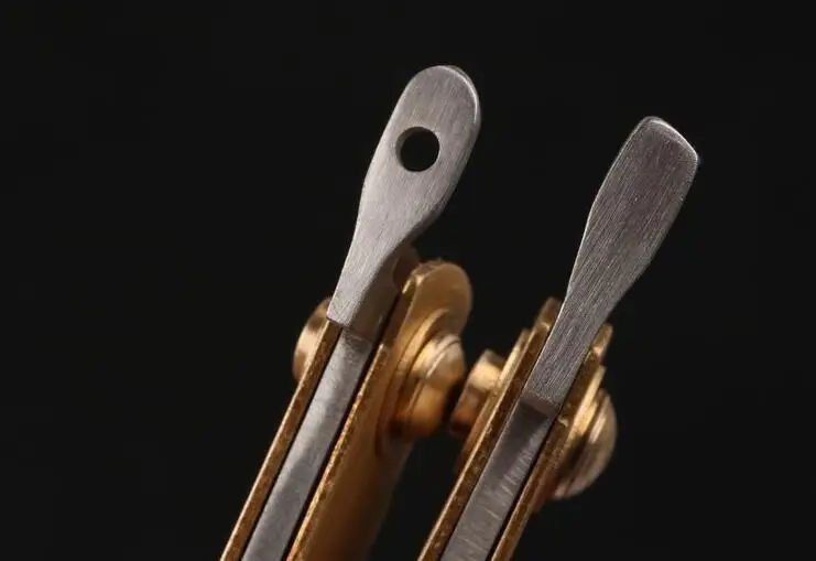 Полуфабрикат традиционный японский складной стиль ручной работы нож бритвенный нож латунный чехол из 9-хромовой композитной стали