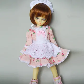 

[wamami] 124# Pink Floral Suit/Dress For 1/4 MSD AOD DOD BJD Doll Dollfie