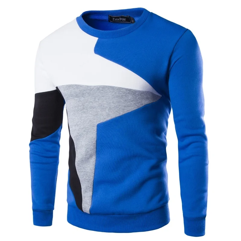 ZOGAA 2019 новый мужские худи толстовки брендовая мужская одежда пуловер костюм с длинным рукавом лоскутное круглый средства ухода за кожей