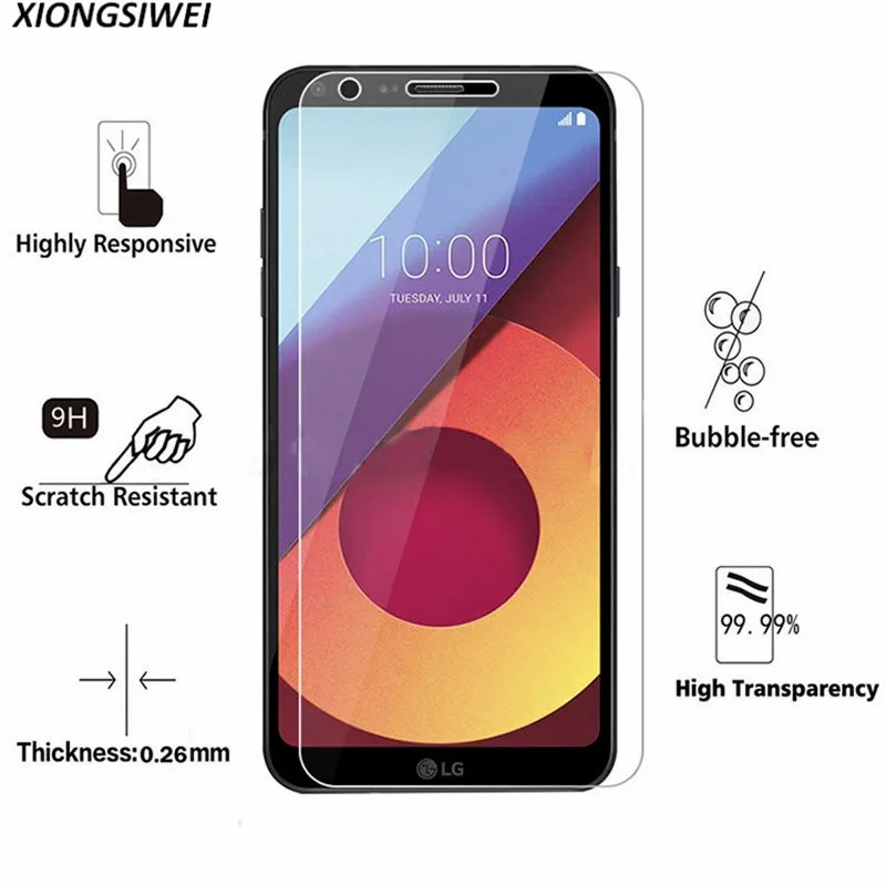 Закаленное стекло для LG Q6 Защита экрана M700 пленка alpha Q6a Q 6 a 2.5D 0 26 мм | Мобильные