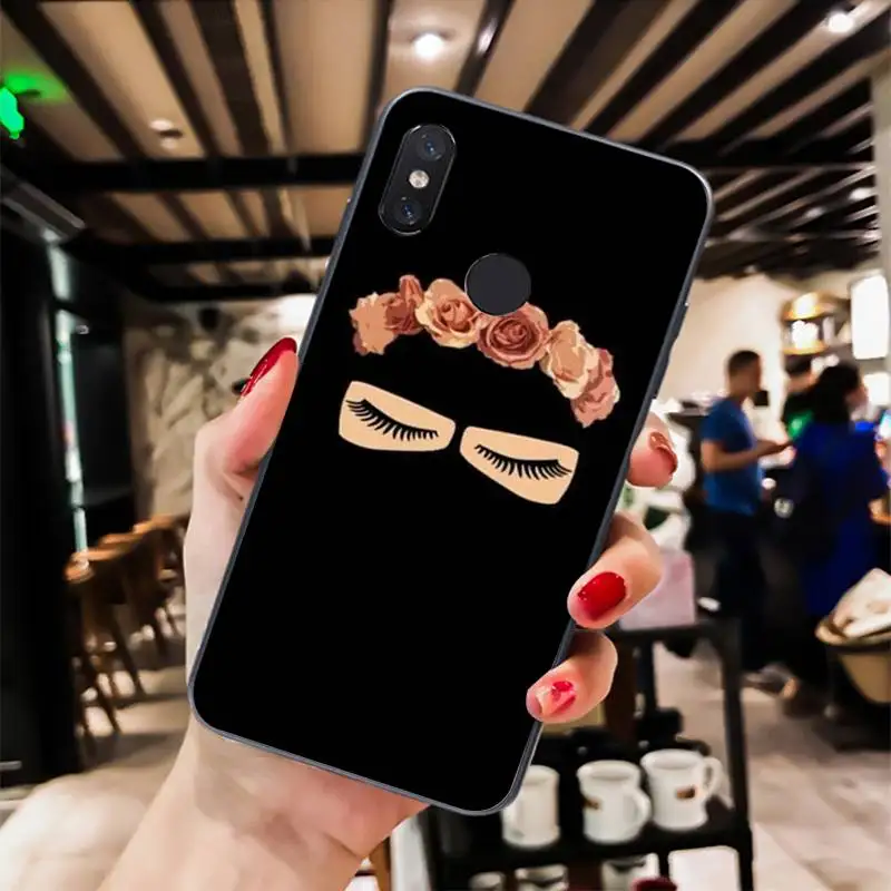 Oriental Woman In Hijab Face Muslim Islamic Gril Eyes Phone Case
