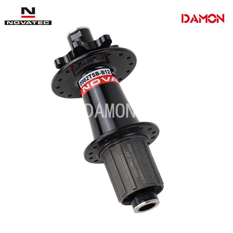 Novatec D982TSB Mtb Disc Brake 32 36 Hole Bicycle Rear Hub 12mm
