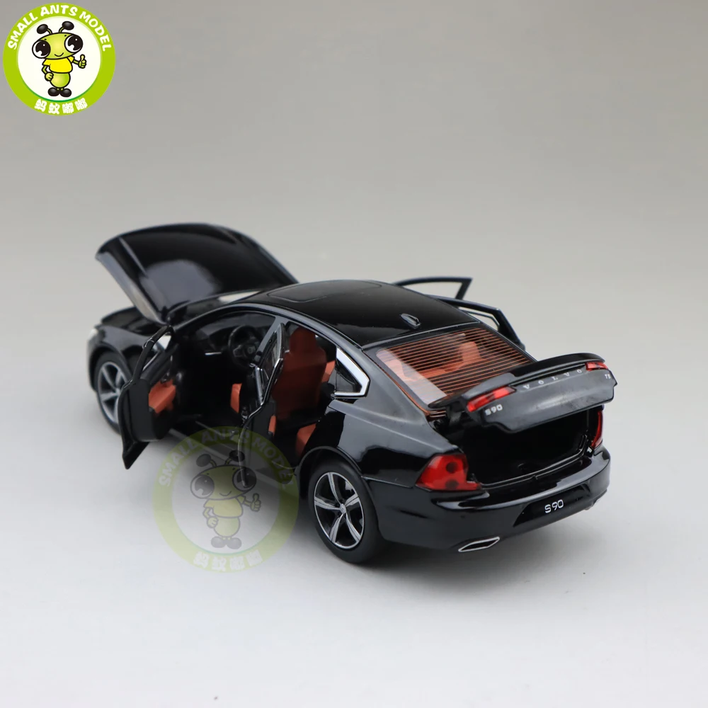  1/32 JACKIEKIM Volvo S90 shock absorption version Diecast Model CAR Toys for kids Boy girl Gifts