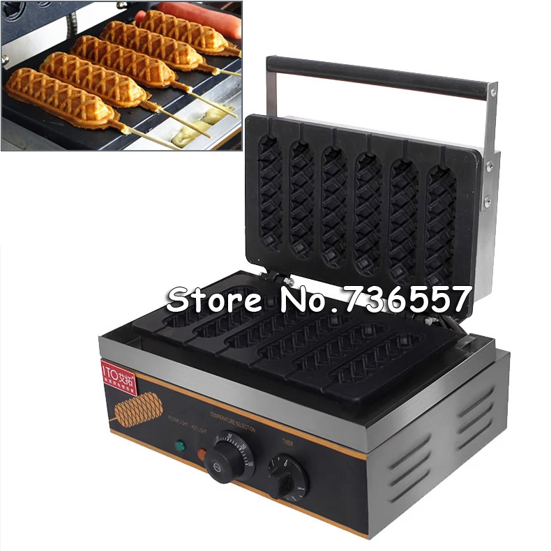 

Food Processing Machine Electric French Hot Dog Lolly Maker Machine Baker Iron