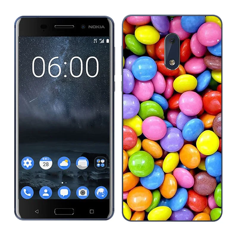 Чехол для Nokia 6 Six, мягкий силиконовый чехол из ТПУ с рисунком Пейзажа для Nokia 6, защитные чехлы обложки для телефонов Nokia6, чехол - Цвет: 14