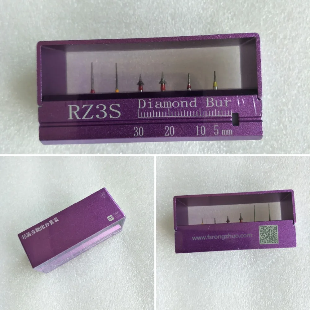 RZ3S new dental IPR treatment diamond burs kit TC 09F TC 09EF WR 10F TF