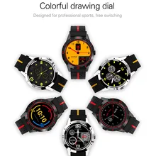 Смарт-часы 1,3 дюймов TFT Экран MTK2502C Bluetooth4.0 Поддержка монитор сердечного ритма sms-напоминание позвонить шагомер Фитнес трекер