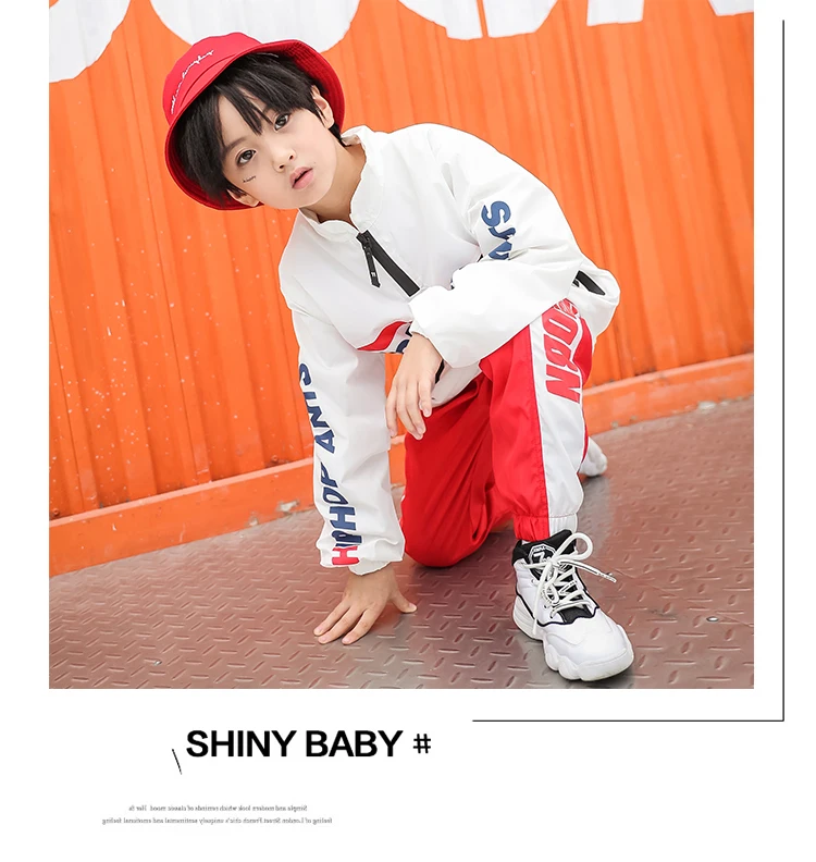 Foreign Trade Hip Hop Children's Clothing Sport Set 2018 New Spring Boys Street Dance Clothes Kid Snake Pattern Loose Suit (12)