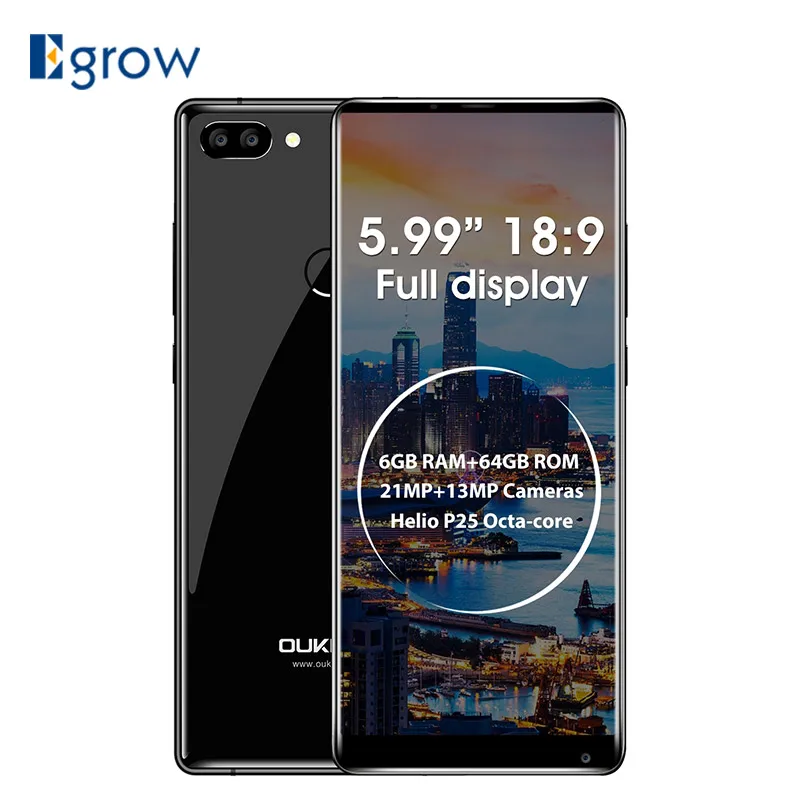 OUKITEL MIX 2 4G смартфон 5 9 'ཎ:9 полный Экран Android 7 0 Helio P25 MTK6757 6 ГБ Оперативная память