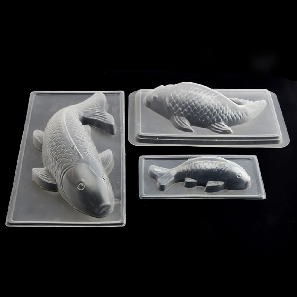 Brand New PP Heat Resistance Koi Fish Cake Mould Jelly Handmade Sugar