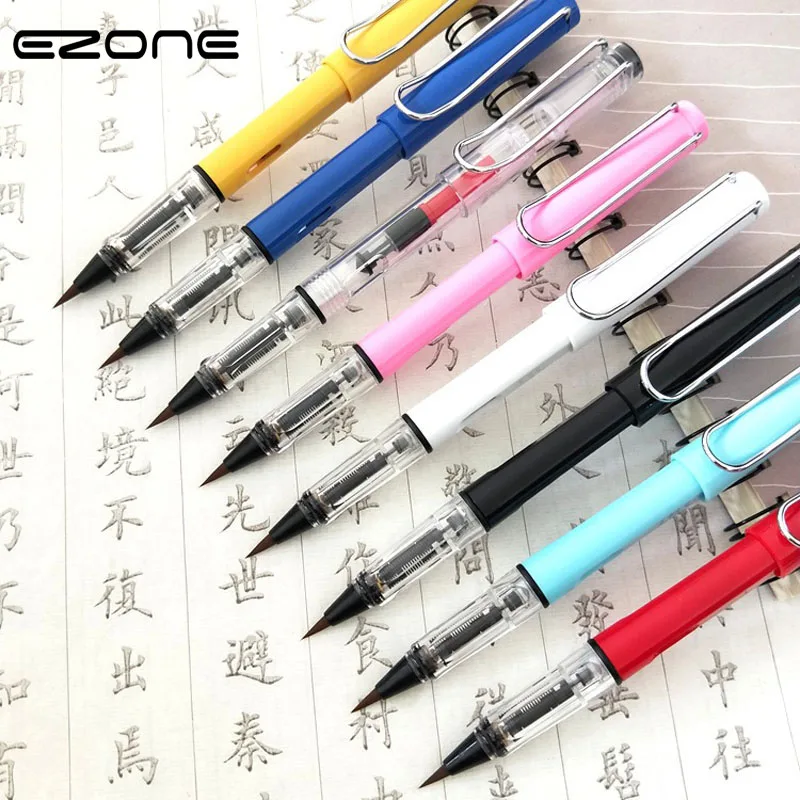 Kopen EZONE Nieuwe Stijl Schrijven Borstel Pen Type Borstel Traditionele Chinese Kalligrafie Schilderij Tekening Coupletten Reguliere Script Supply