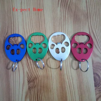 

Wholesale 300pcs pawprint shape bottle opener keychain beer opener key ring